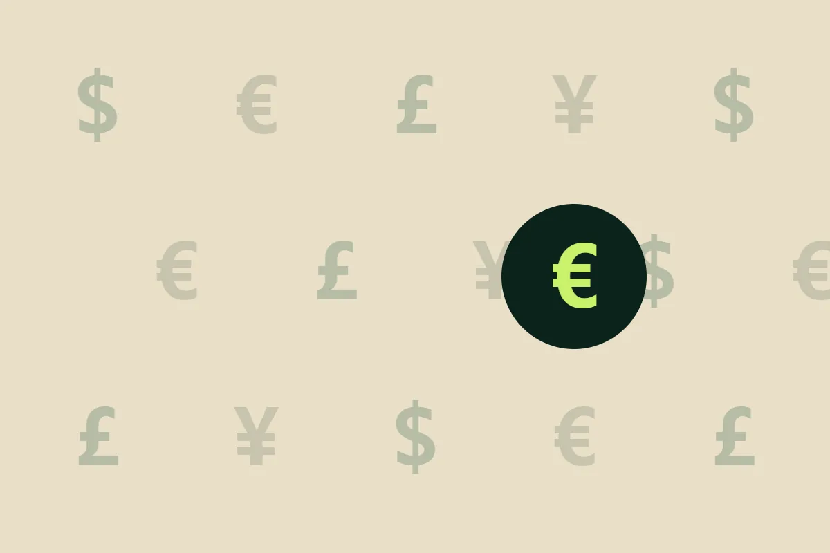 world map / currencies